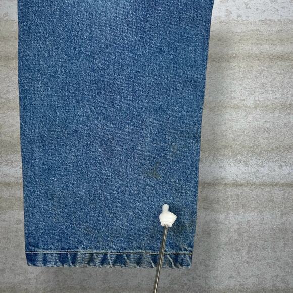 Vintage Y2K South Pole Skater Jeans 34x32 Baggy Wide Leg Medium Wash Denim - Picture 7 of 8